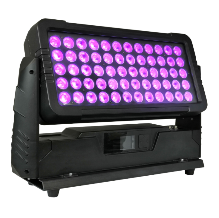 60pcs 10W RGBW 4in1  waterproof IP65 LED city color light for stage outdoor wash beam lights